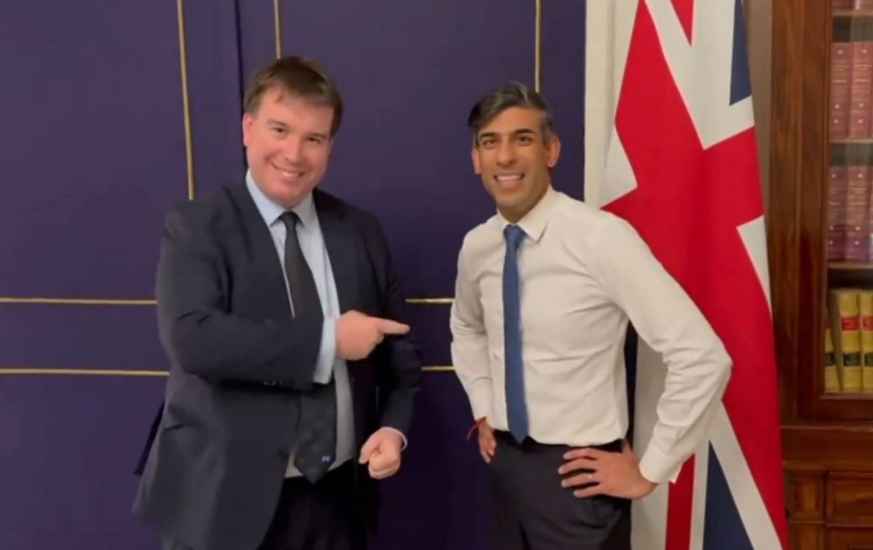 Craig Williams with Rishi Sunak