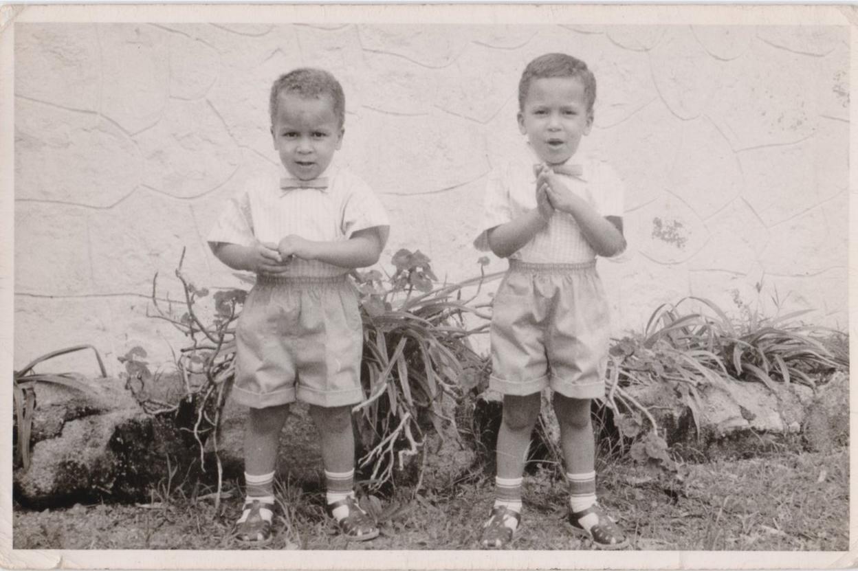 Richard (l) and Victor (non-identical twins)