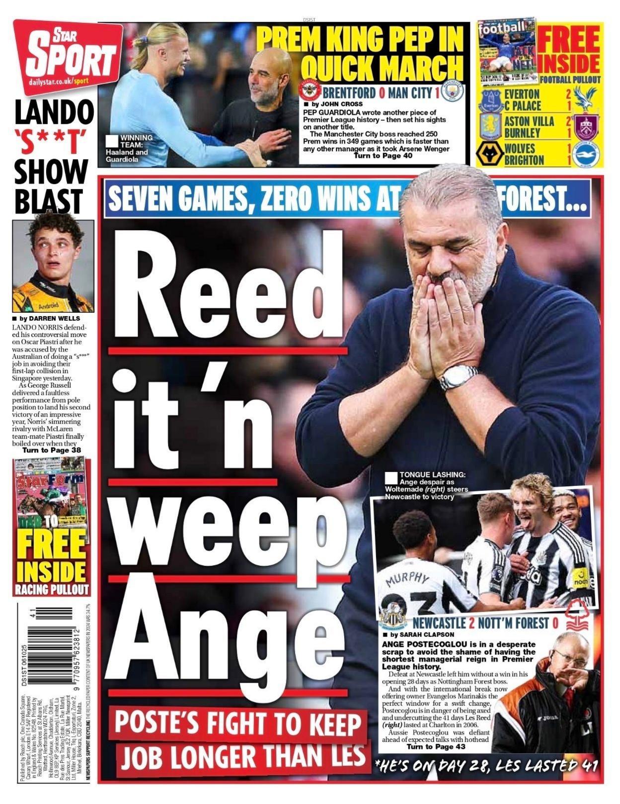Star back page