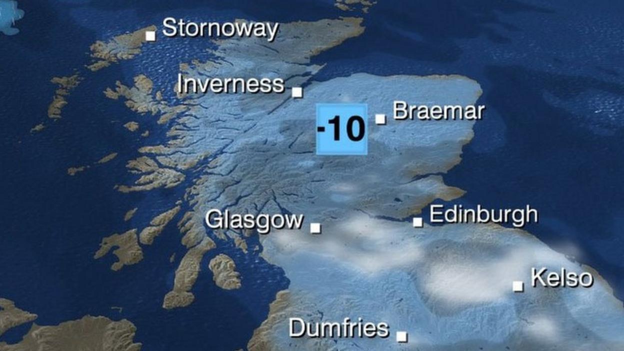 Weather map, BBC