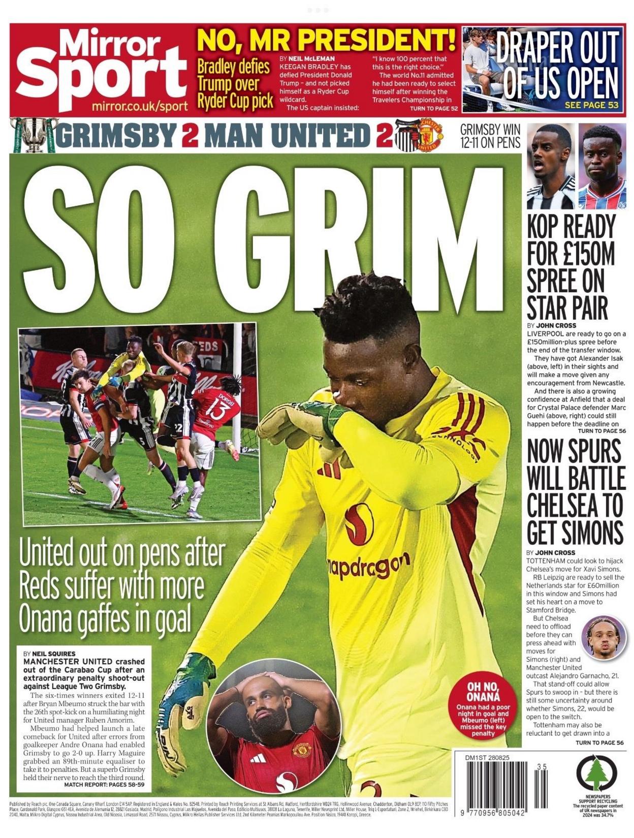 Mirror back page