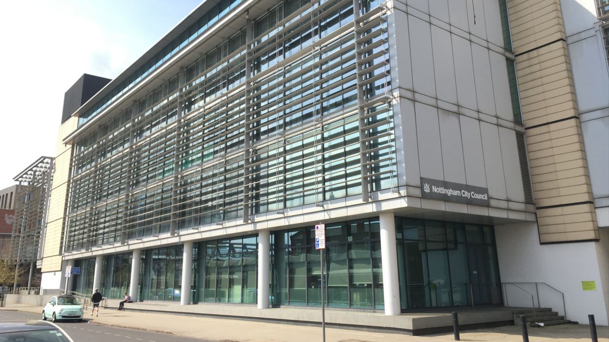 A general view of Loxley House, Nottingham City Council's headquarters, in Station Street. 