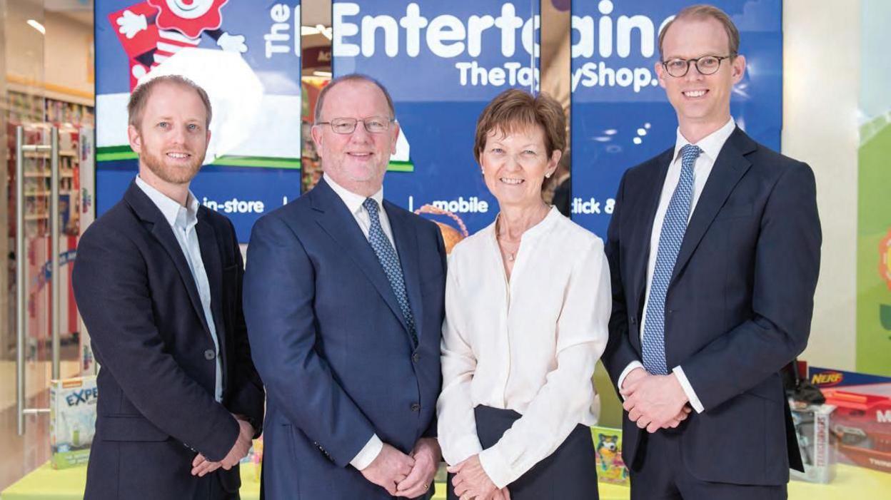 From left Stuart Grant, Gary Grant, Catherine Grant and Duncan Grant. 