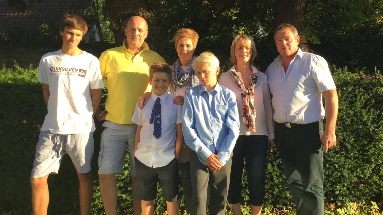 Isaac Wild, Dan Wild, Otis Wild, Rebecca Wild, Hugo Soars, Dawn Soars, Jon Soars.