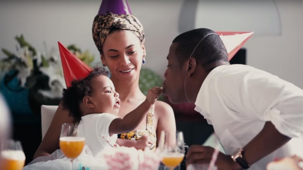 Beyonce, Jay Z and their daughter