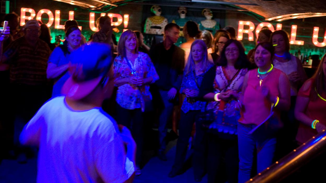 Deaf rave performance