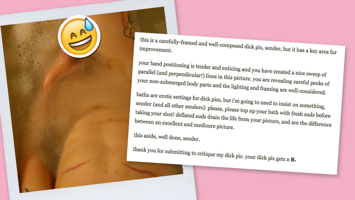 The woman who will critique your dick pic for £7.50 - BBC Three