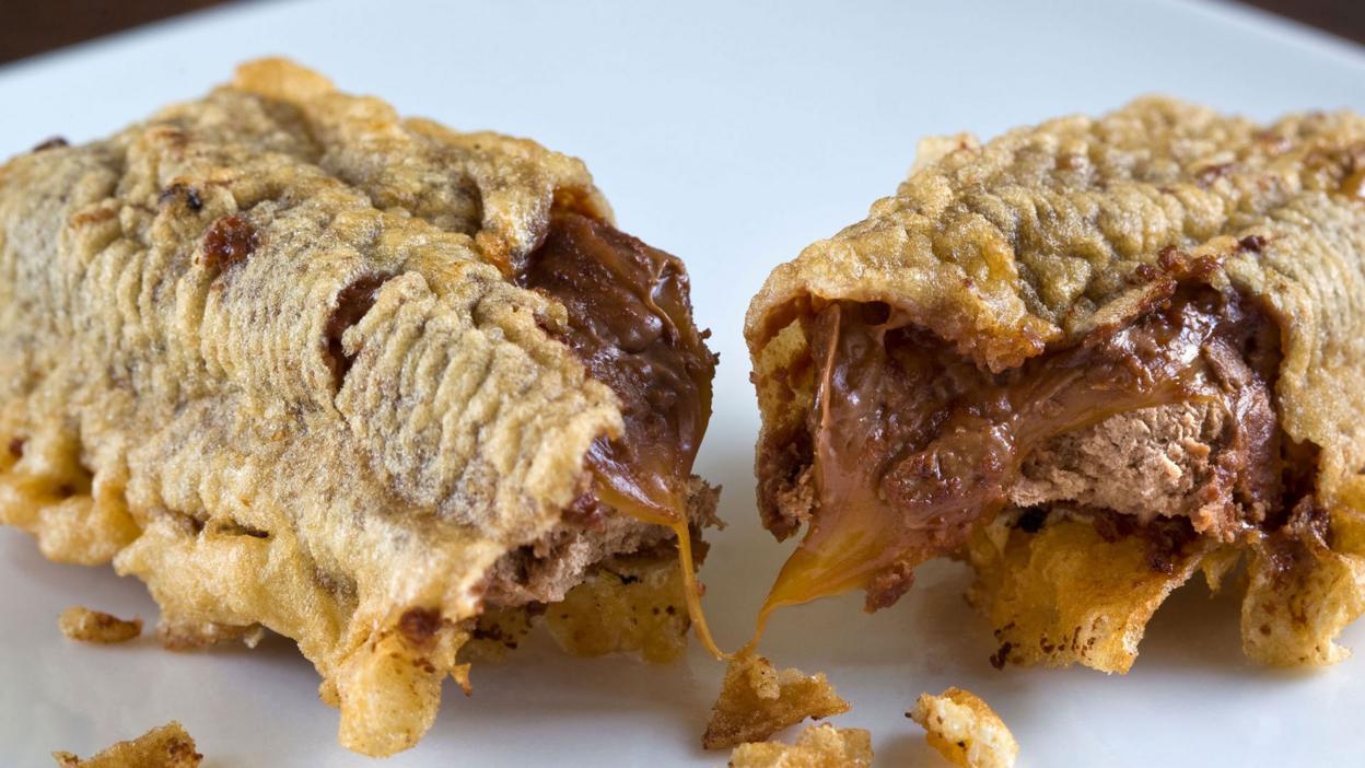 Deep fried mars bar