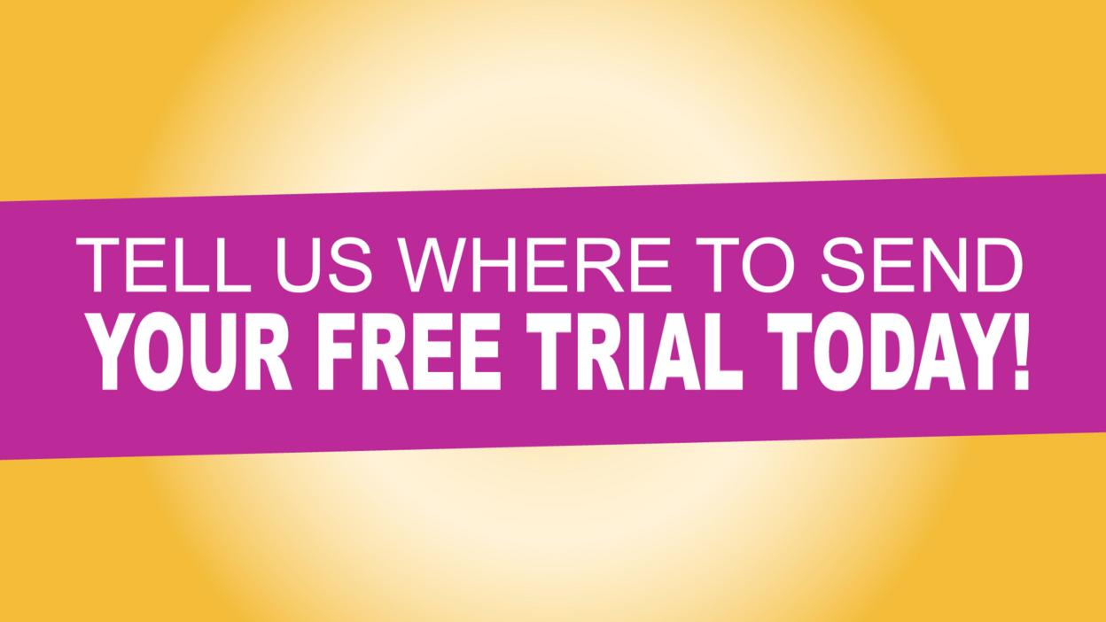 Free trial advert