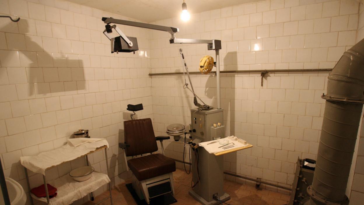 Examination room in bunker