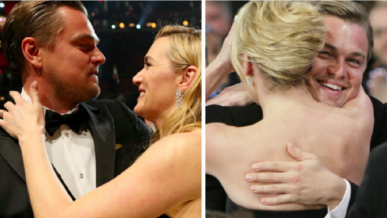 Kate and Leo winning awards