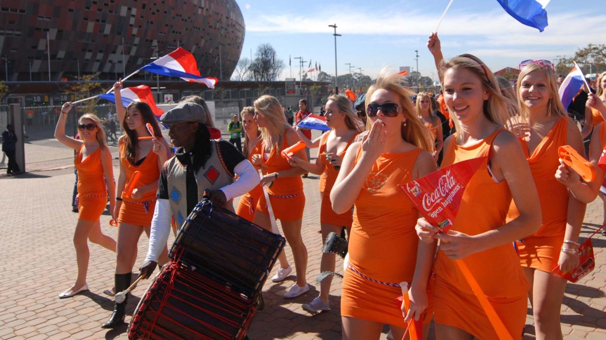 A publicity stunt by Bavaria beer at the 2010 World Cup in South Africa.