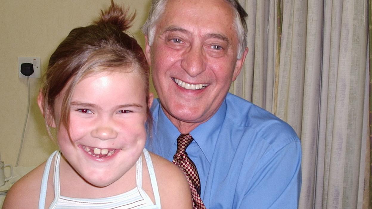 Katie With Professor Ian Jackson