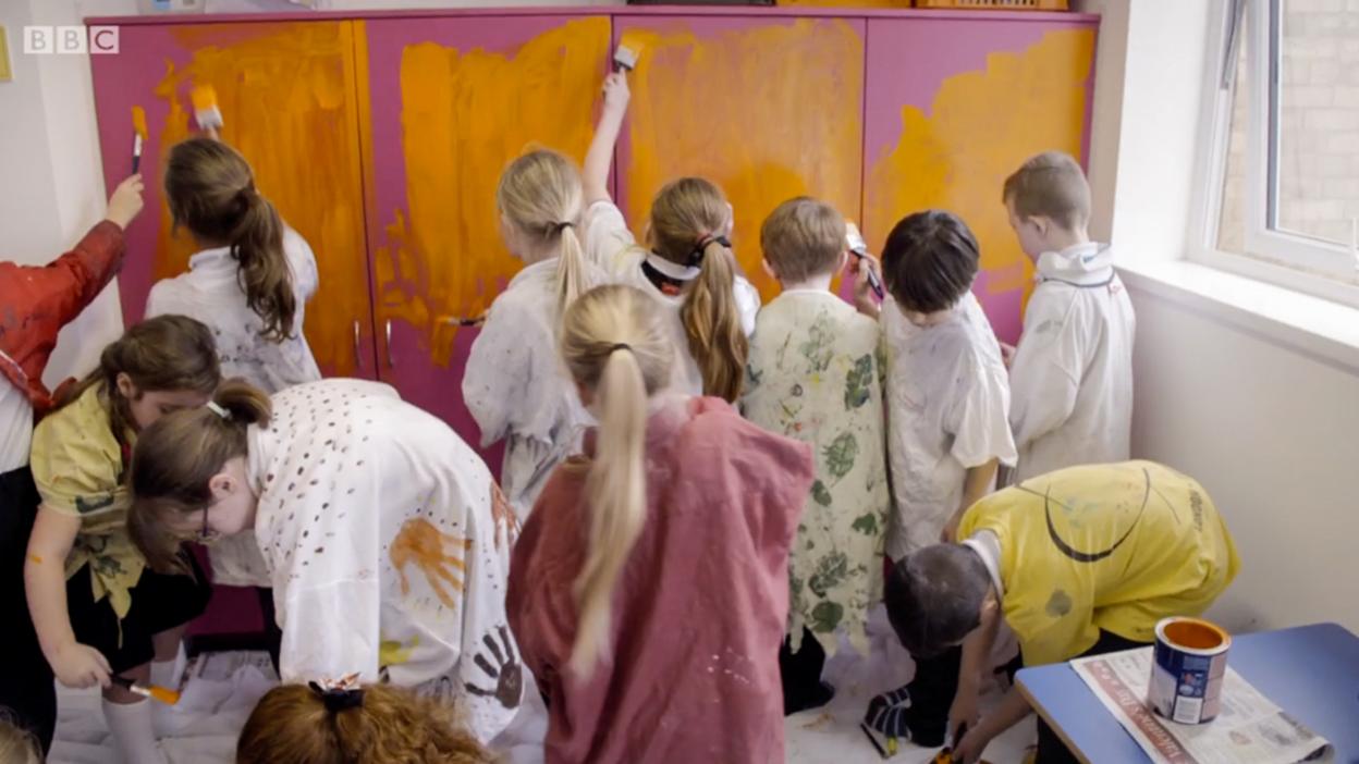 Children make their classroom more gender neutral