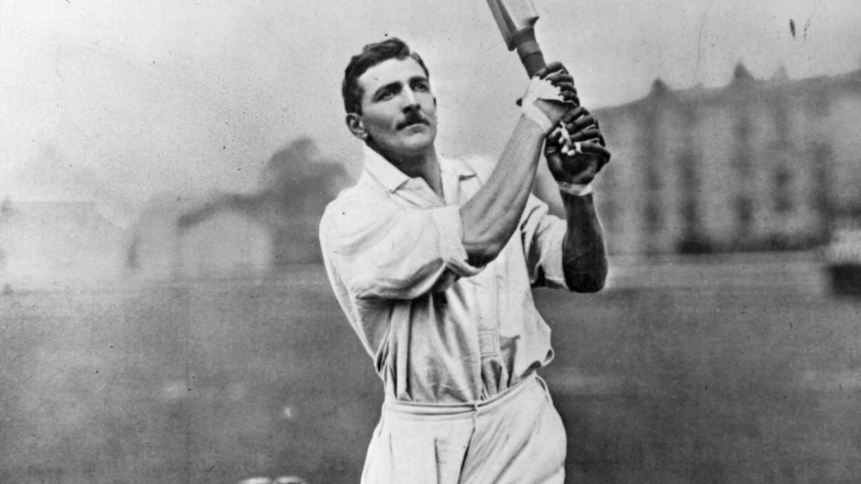 Charles Burgess Fry plays cricket