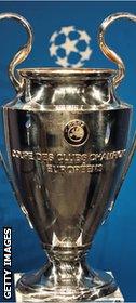 The Champions League trophy