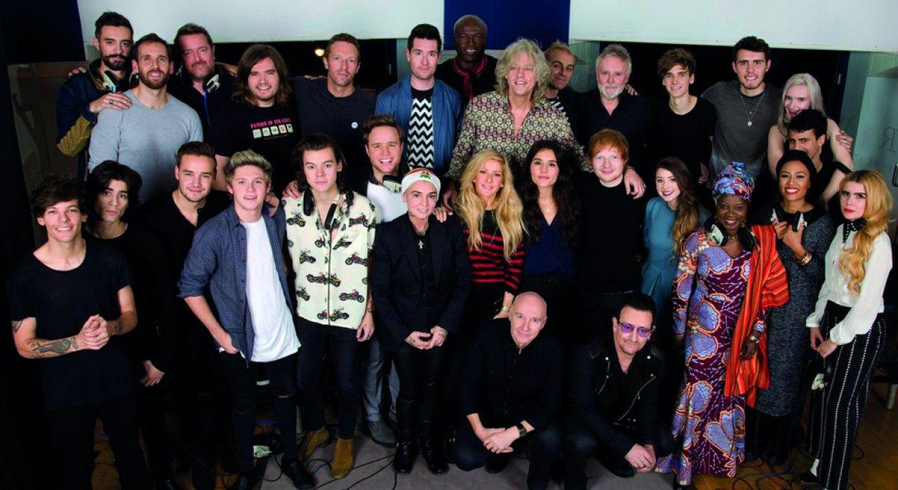 Group shot of Band Aid 30