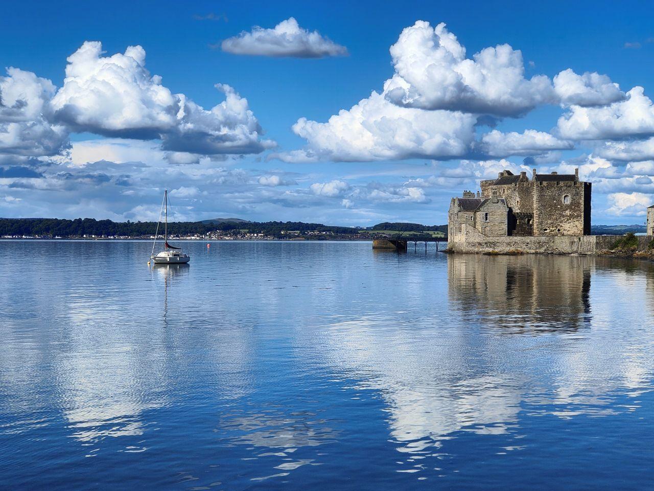 Clouds and reflections at Blackness