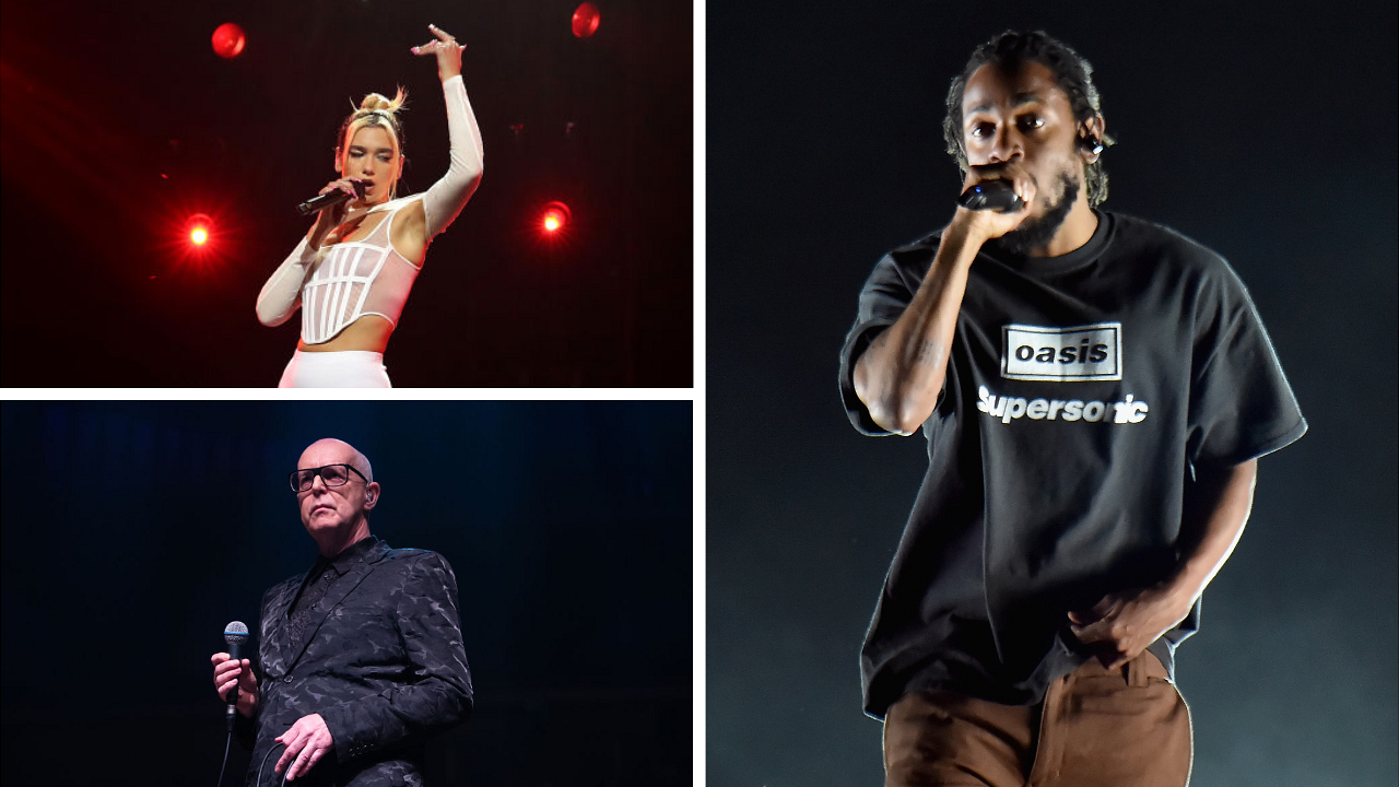 Dua Lipa, Kendrick Lamar and Pet Shop Boys