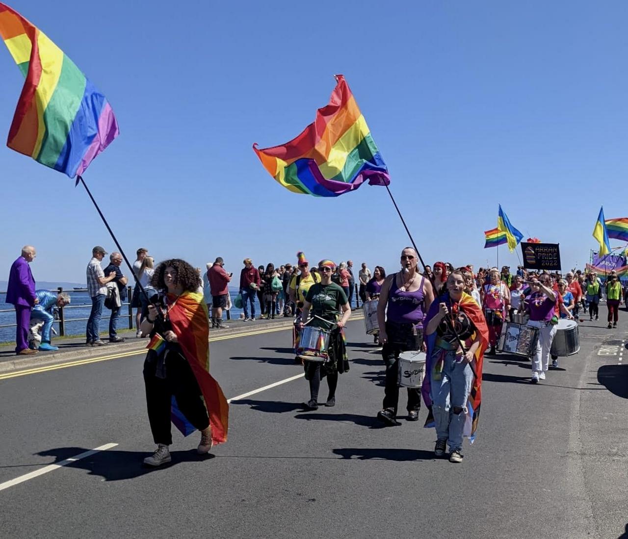 Sheboom Leading the march