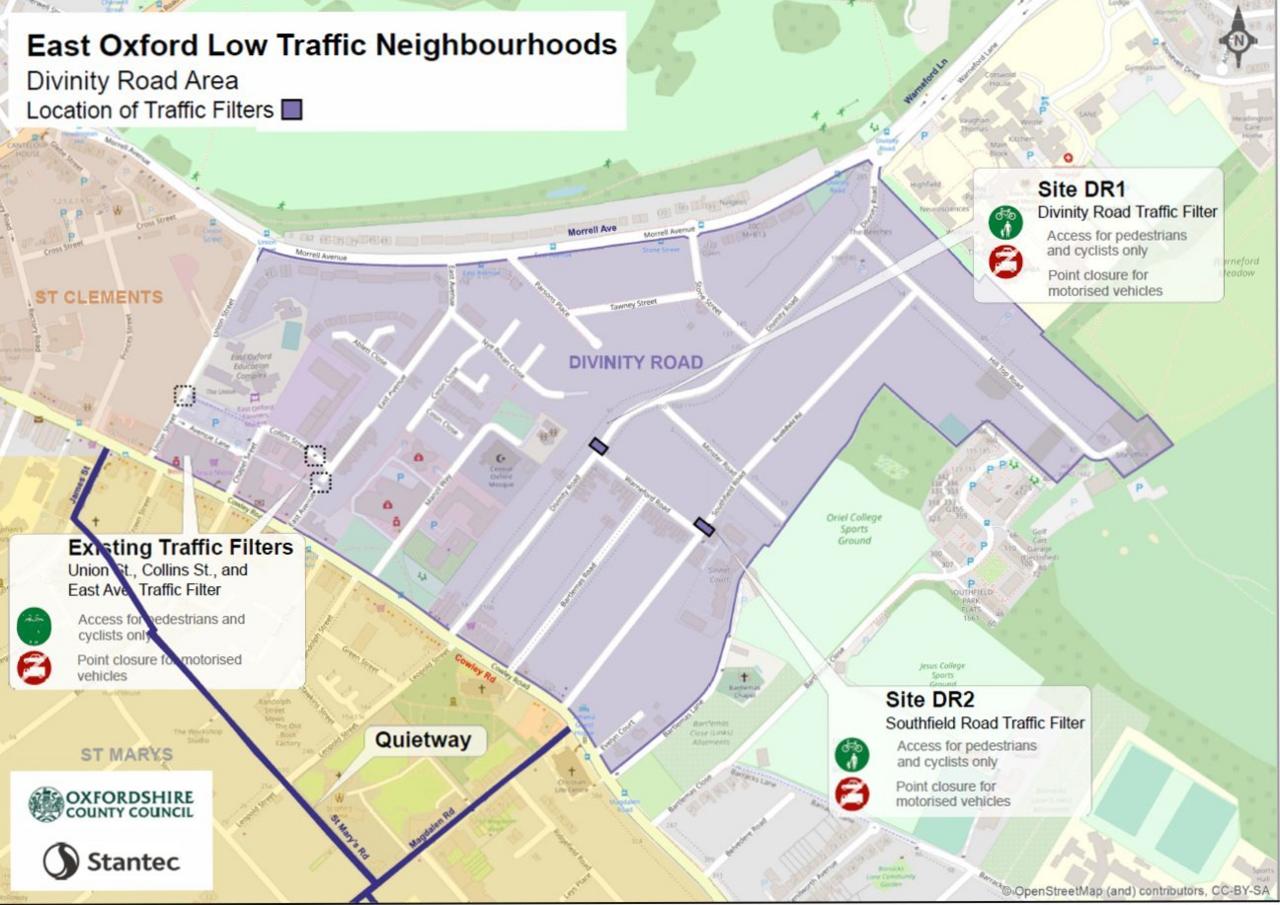 Map for East Oxford LTN