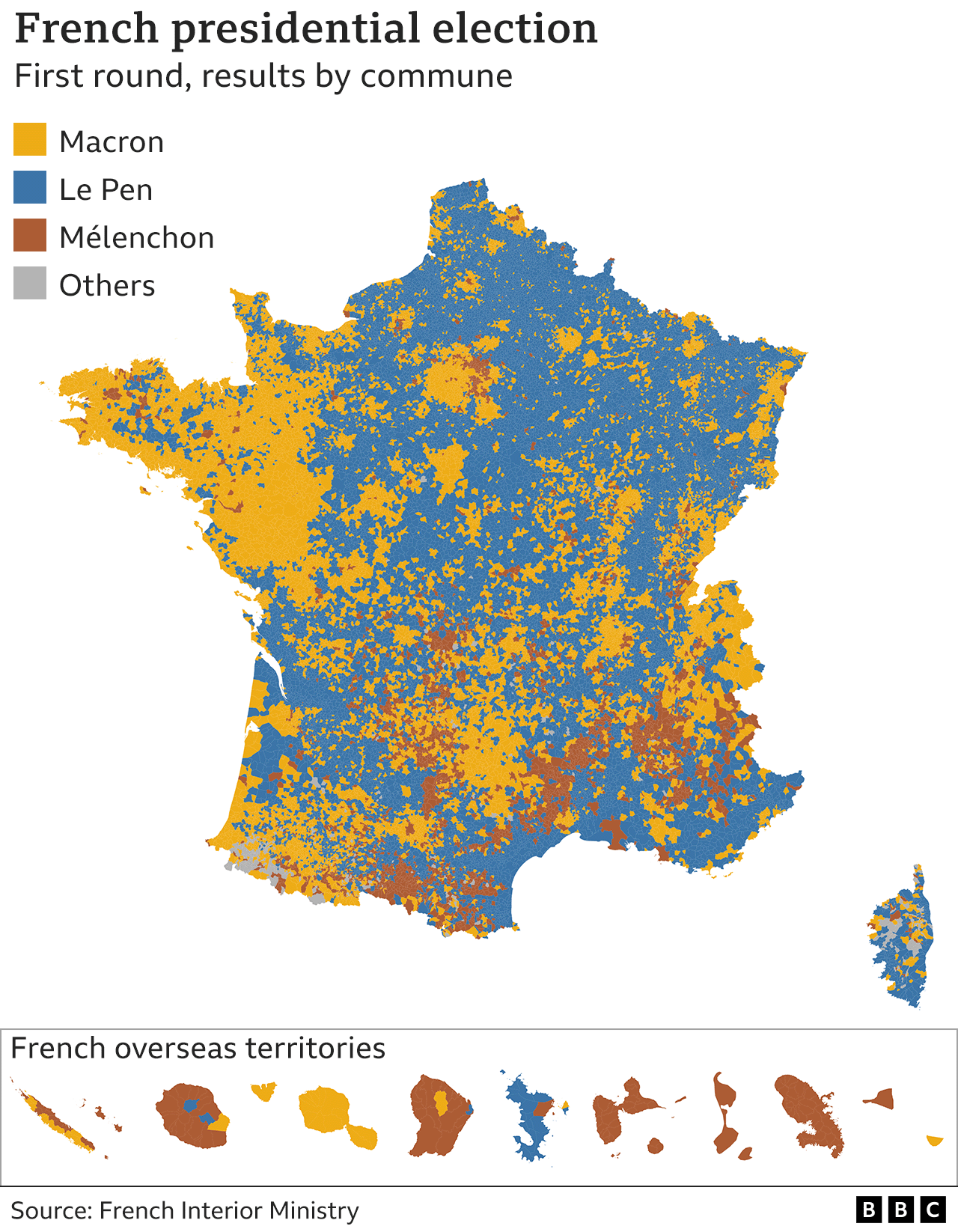 Results map