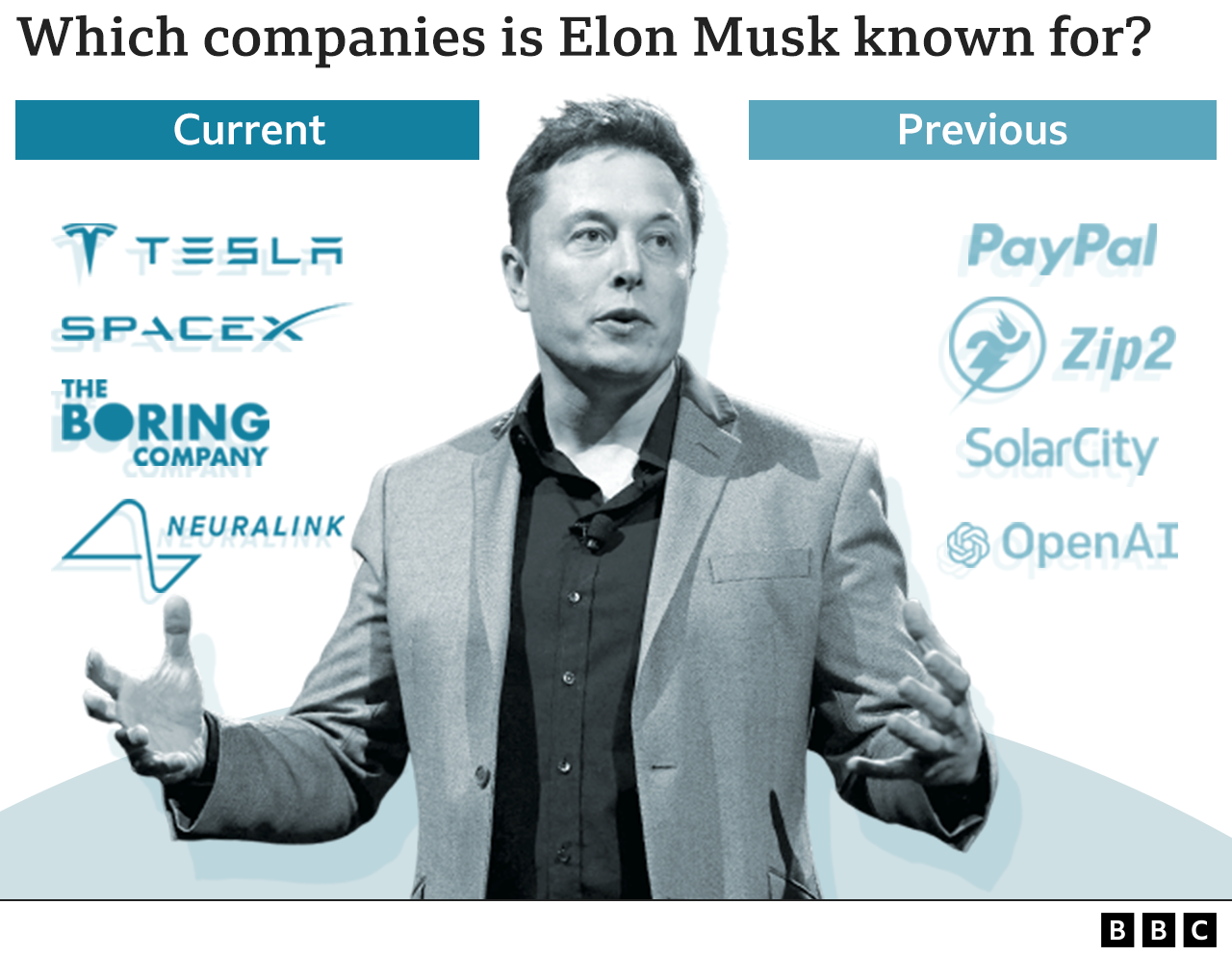 Musk company graphic