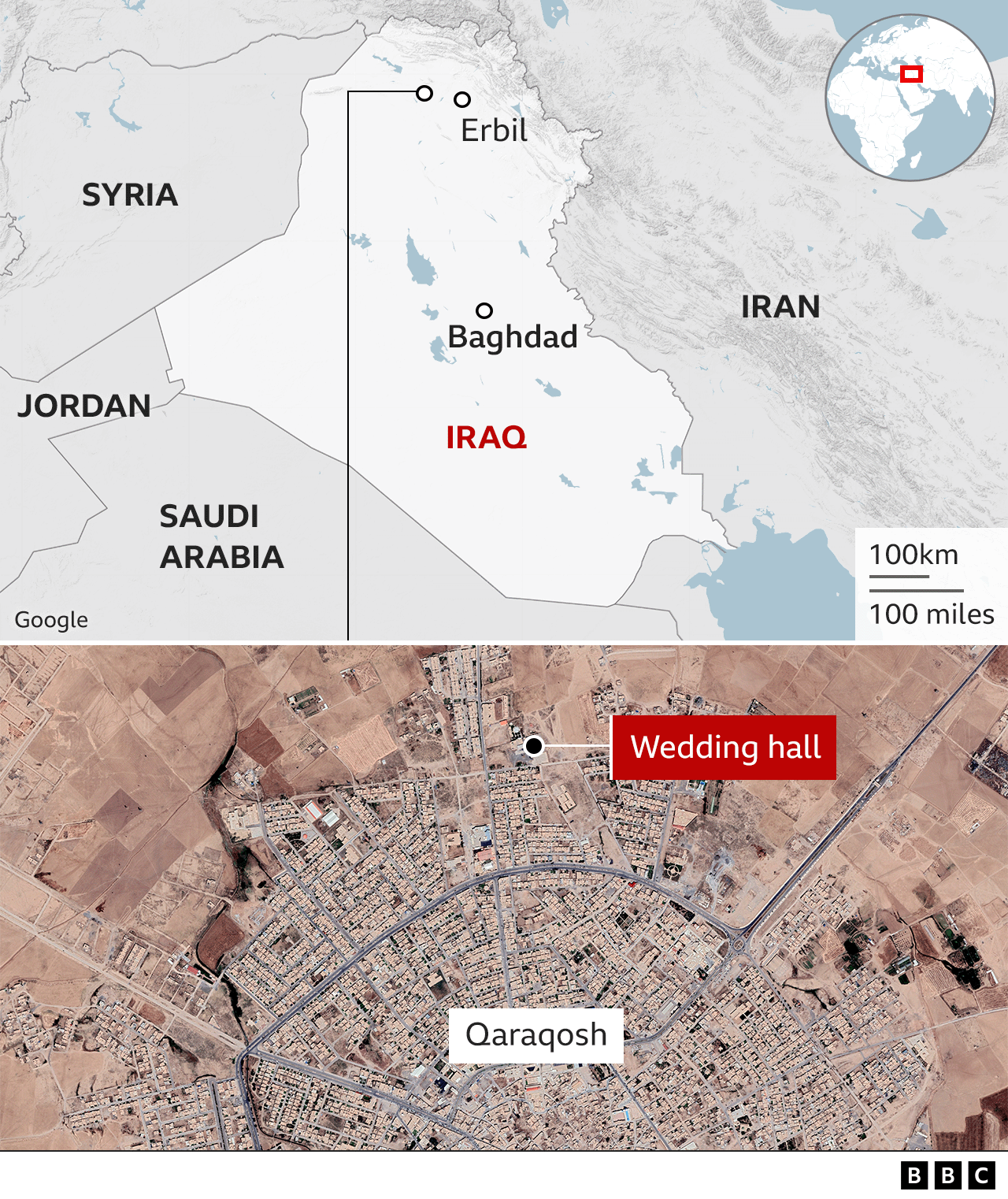 Map of Iraq