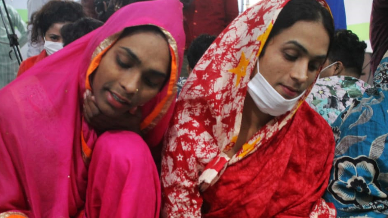 Students at the Dawatul Koran Third Sex Madrassa