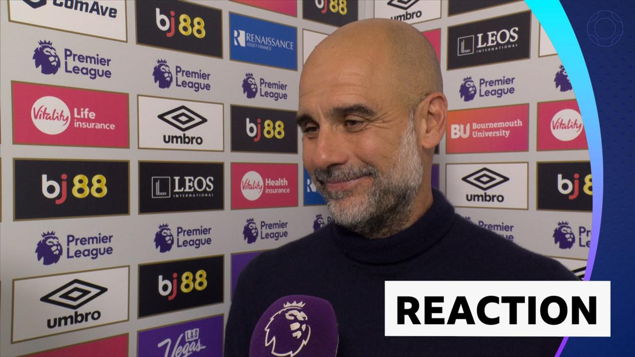'Let me talk to my chairman' - Guardiola coy on future after Bournemouth draw