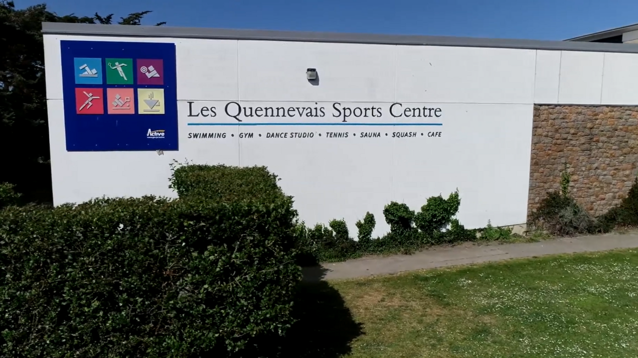 The outside of the Les Quennevais sports centre