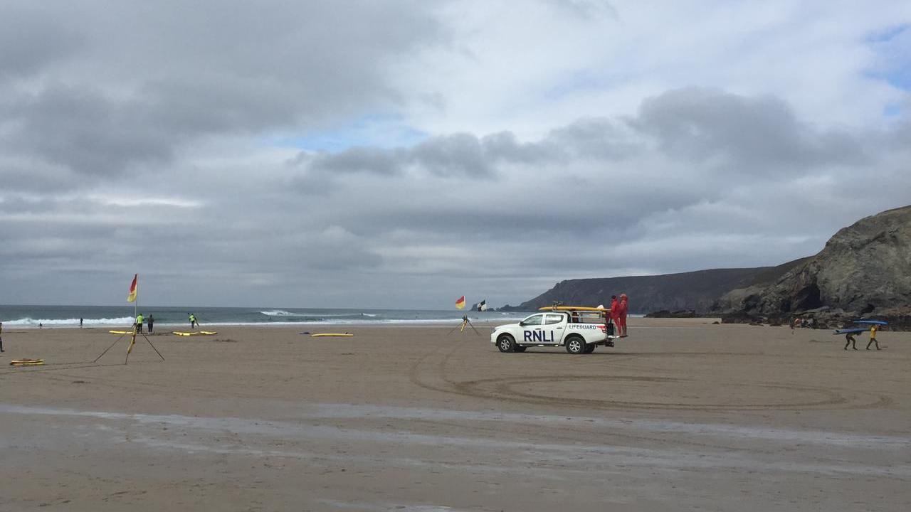 Porthowan beach