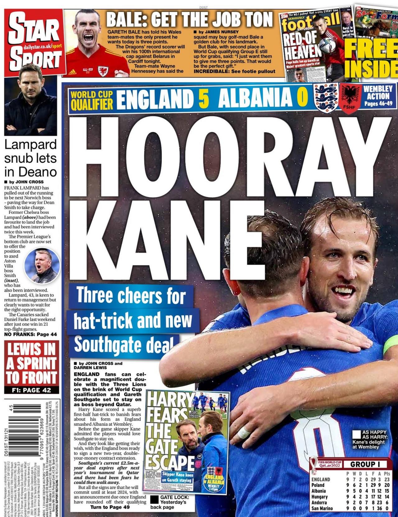 Saturday's Star sport