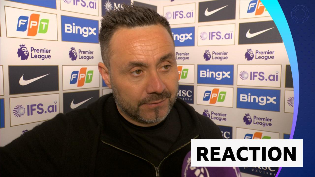 'We can reach our target' - De Zerbi defiant after Chelsea defeat