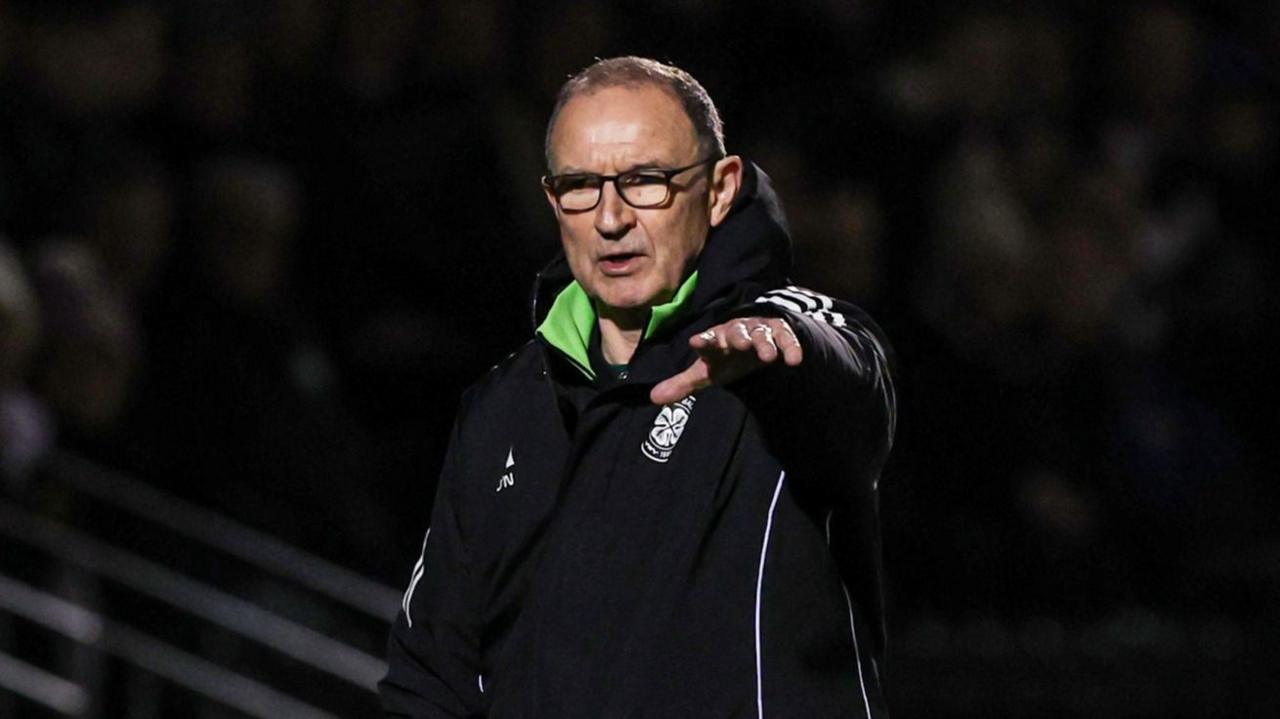 Celtic interim boss Martin O'Neill during Saturday's Premiership win over St Mirren