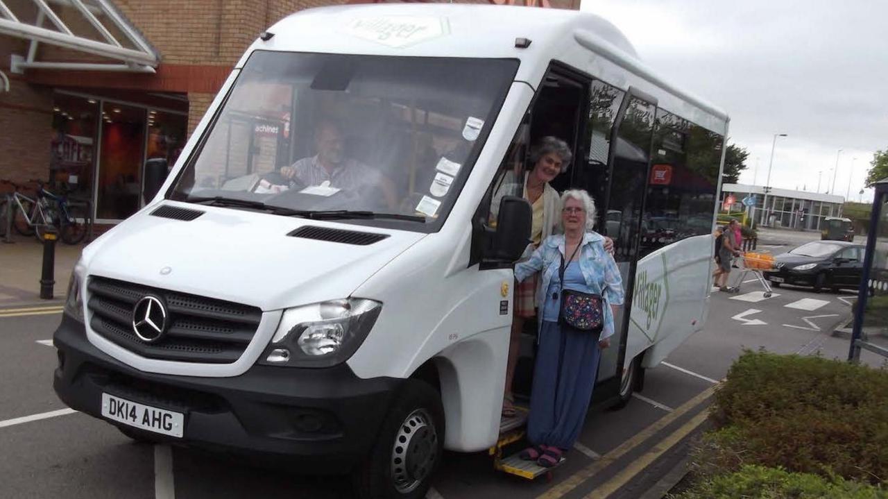 People using the Villager Minibus (Sharnbrook) Ltd