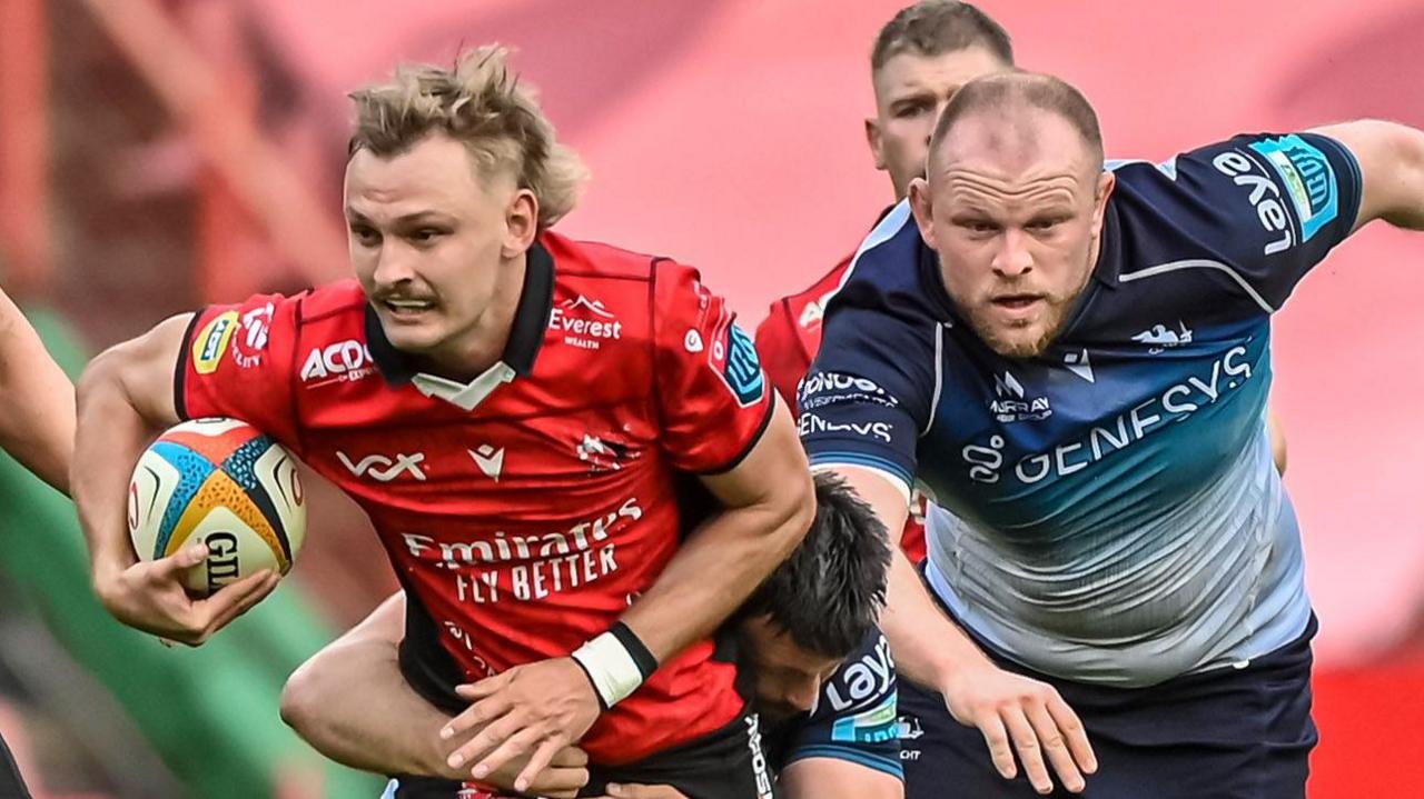 Action between the Lions and Connacht