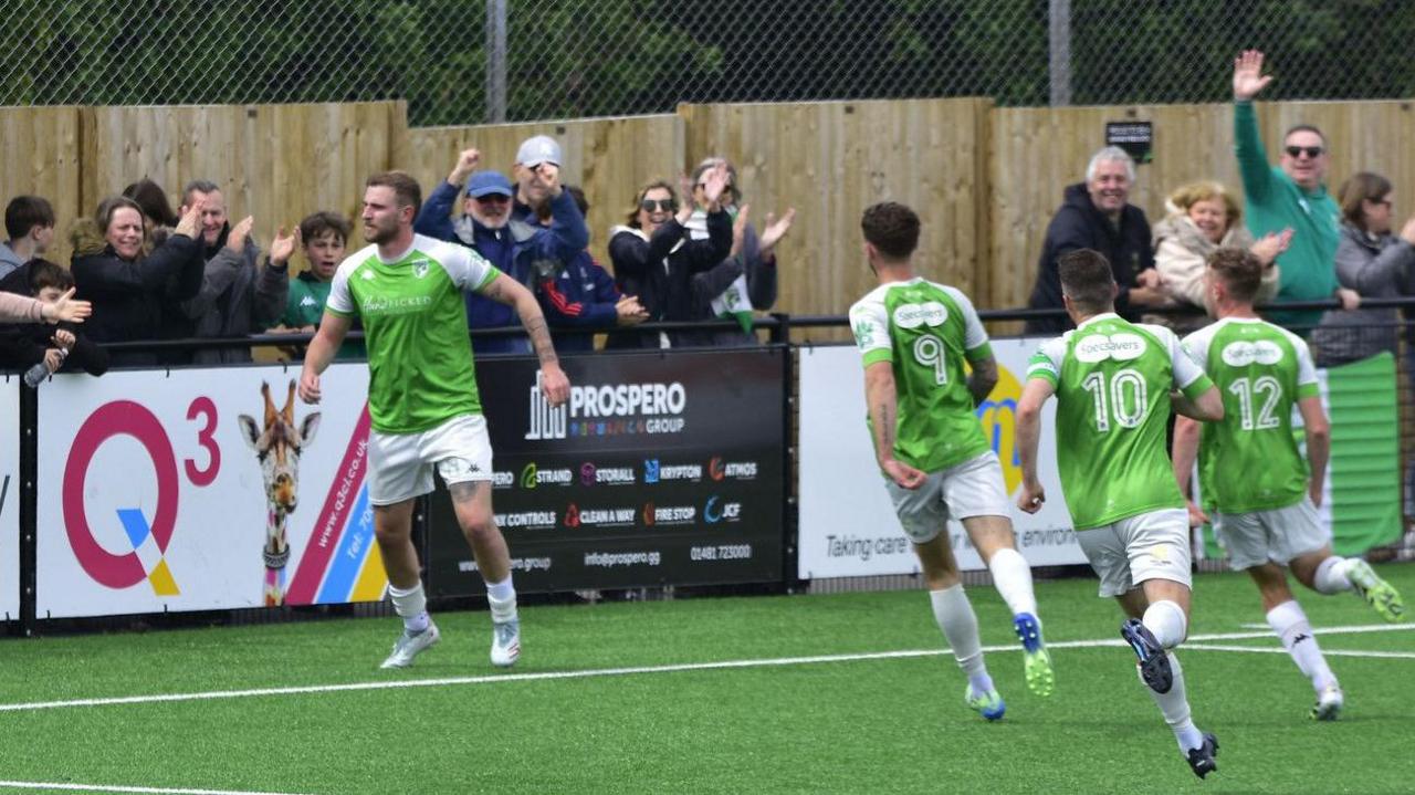 Will Fazakerley celebrates scoring
