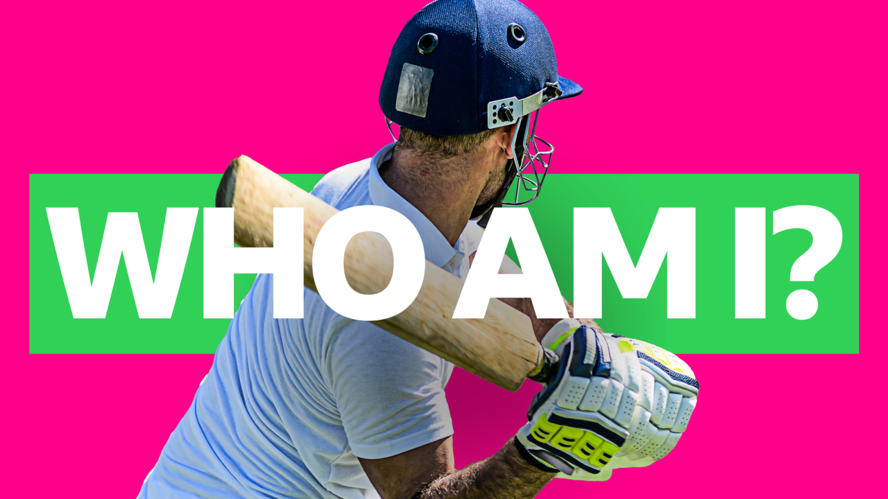 Who am I? Guess The Hundred cricket star No 12 — image supplied by BBC Sport's feed