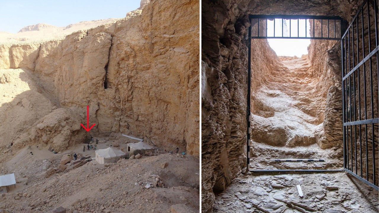 Archaeological site where the tomb of Egyptian pharaoh, Thutmose II, was discovered