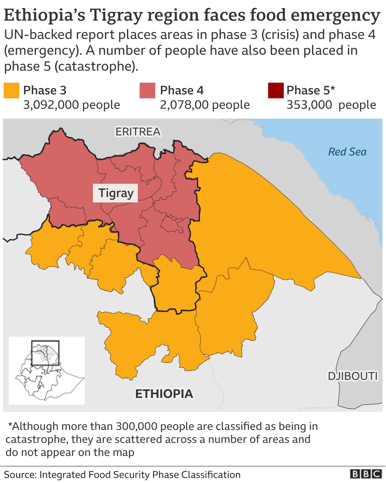 map of Tigray