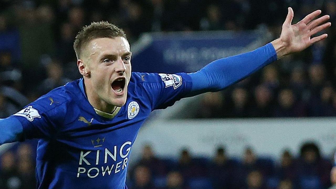 Leicester striker Jamie Vardy