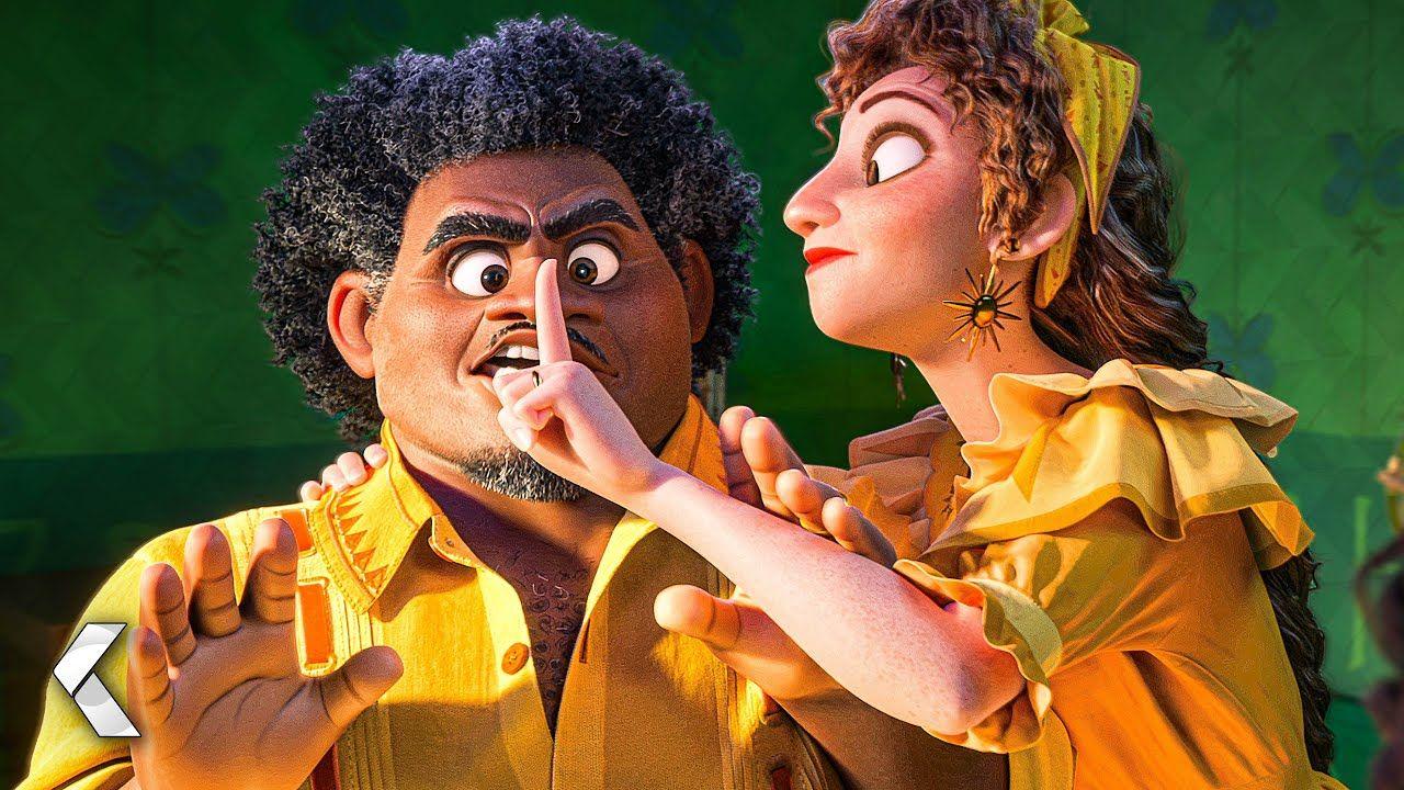 A scene from the song We Don’t Talk About Bruno, a song from Encanto.