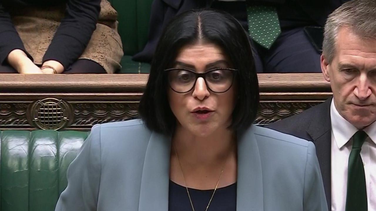Shabana Mahmood speaking in the House of Commons