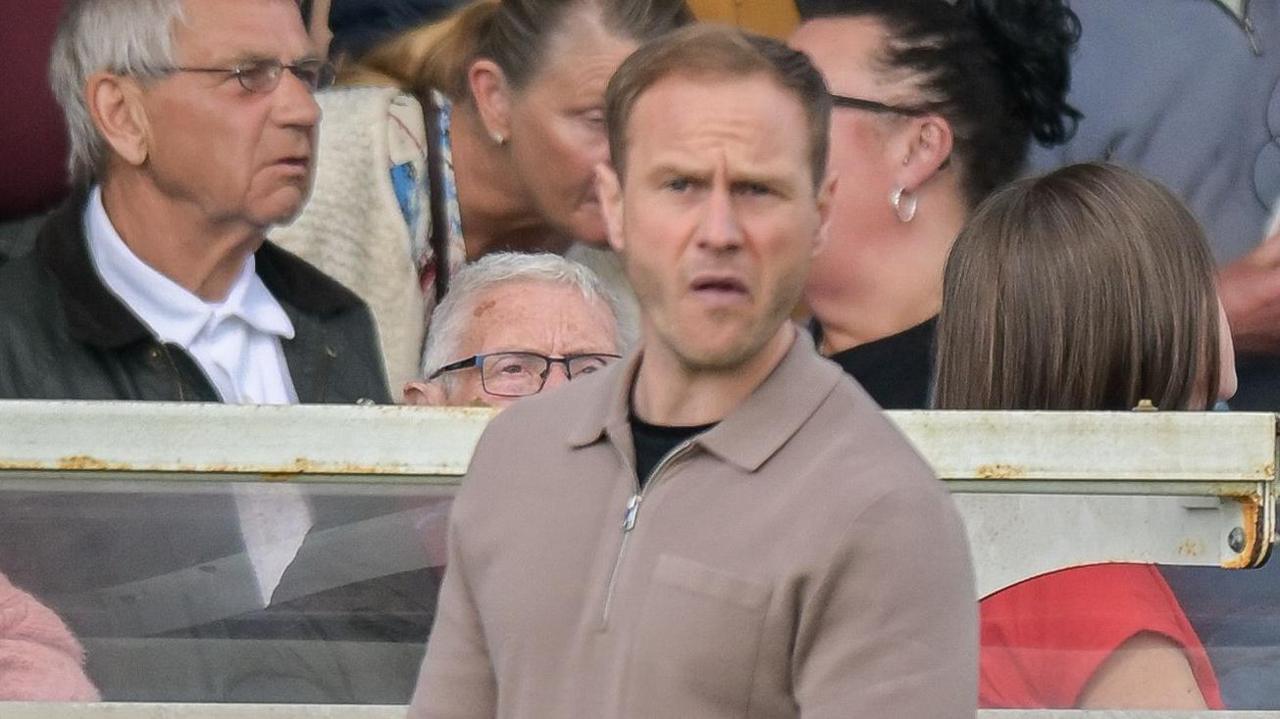 Ian Watson on the touchline during his time with South Shields.