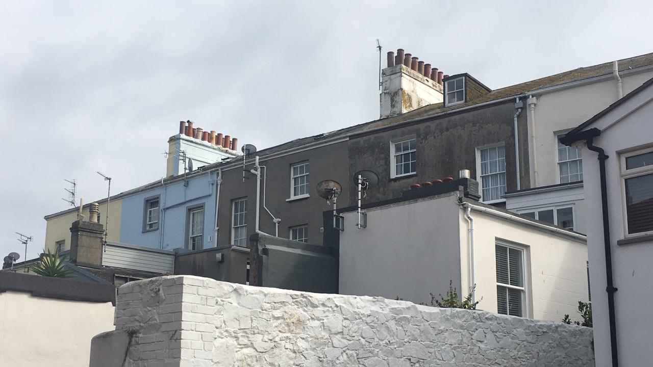 Terraced houses in St Helier