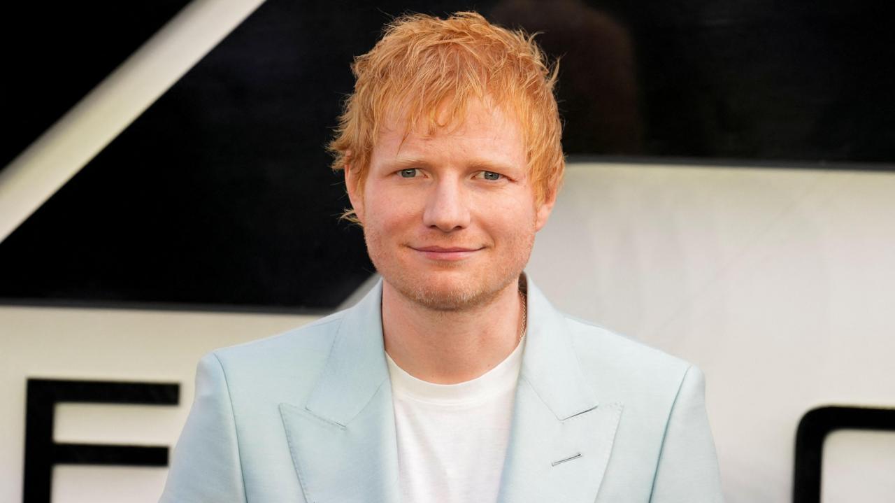 Ed Sheeran fined for failing to insure Aston Martin — image supplied by BBC Culture's feed