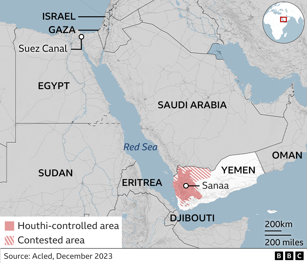 Map of Yemen