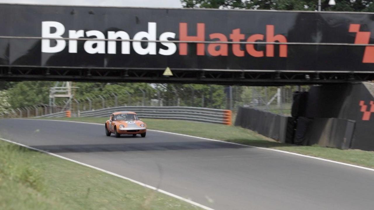 Lotus racing car at Brands Hatch