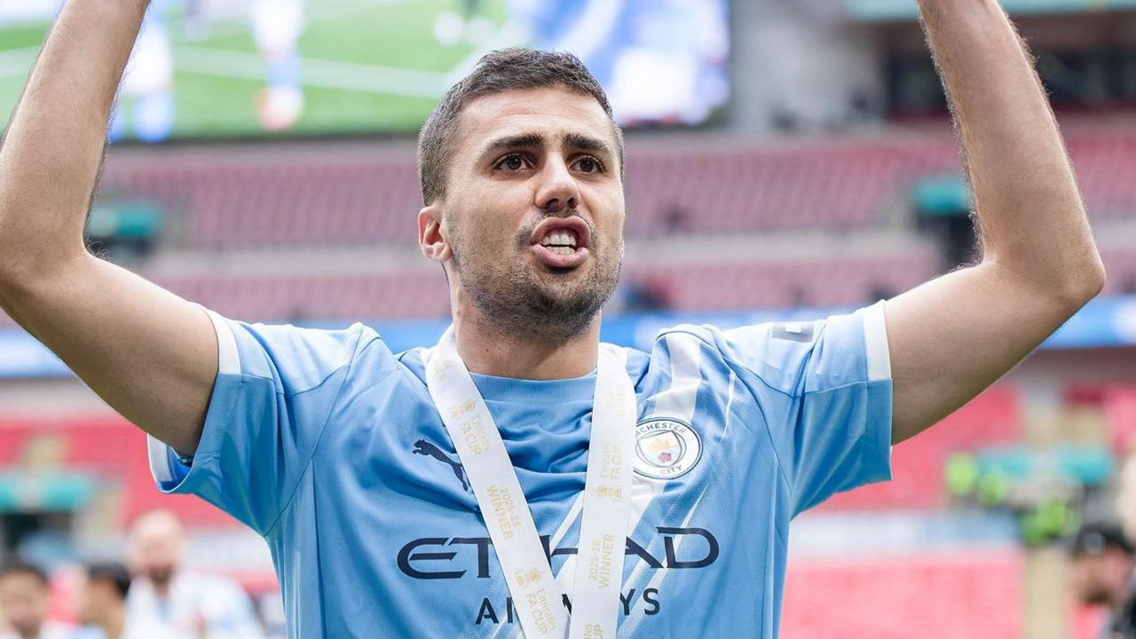 Man City open to selling midfielder Rodri — image supplied by BBC News's feed